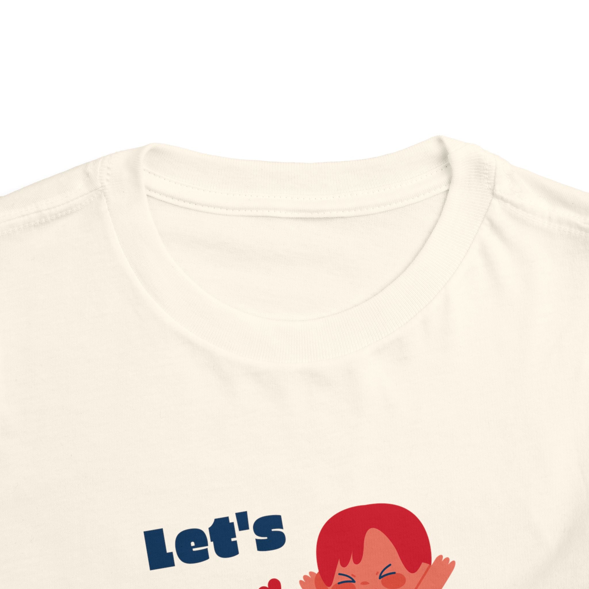 Playful Toddler Tee, Let's Play Shirt, Kids Short Sleeve Top, Fun Toddler Clothing, Adorable Kids Tee