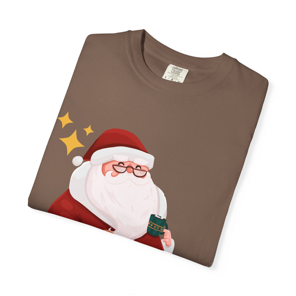 Festive Christmas T-Shirt, Holiday Apparel, Santa Graphic Tee, Unisex Christmas Gift, Seasonal Outfit, Cheerful Holiday Wear