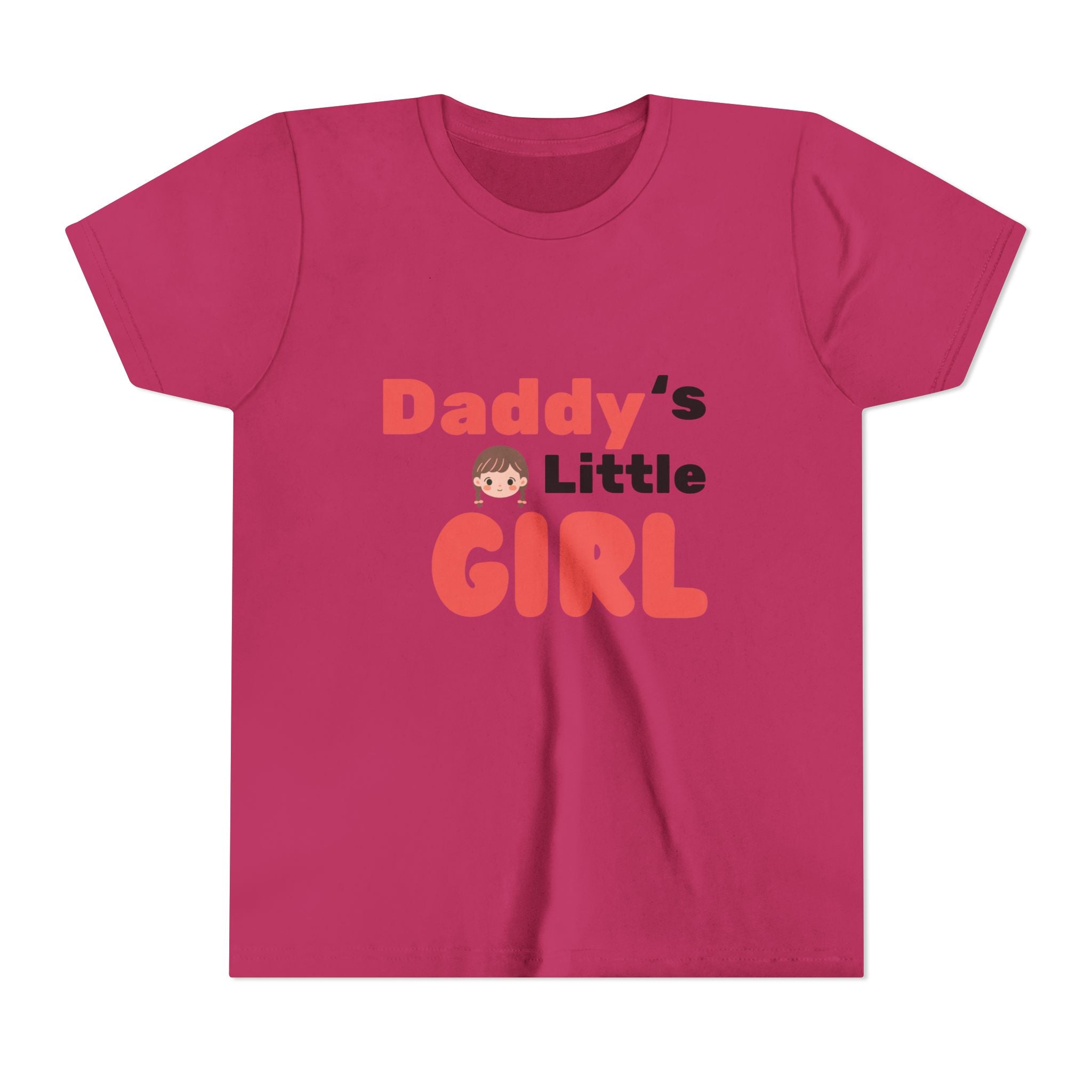 Daddy's Little Girl Youth Tee, Cute Kids T-Shirt, Father's Day Gift, Birthday Present, Sweet Family Apparel, Children's Fashion