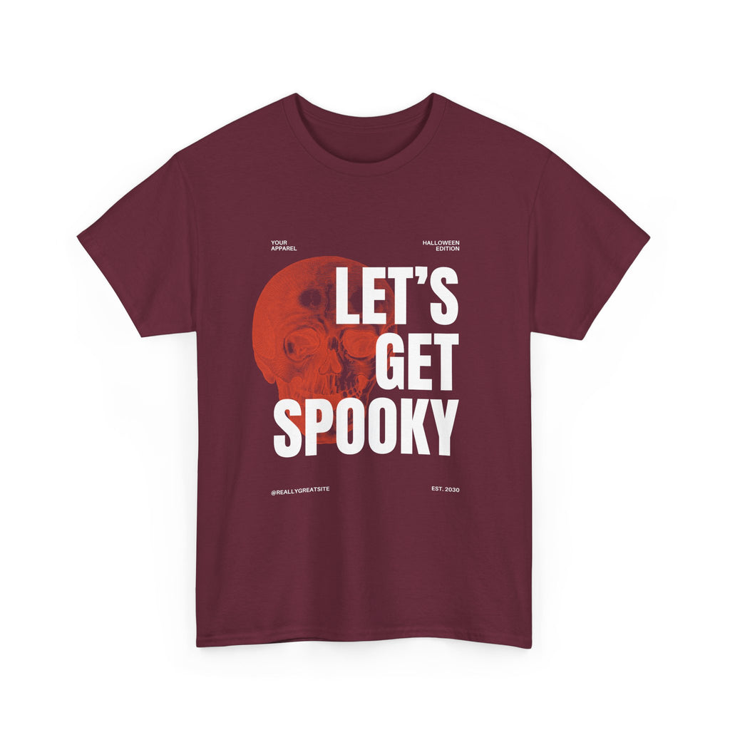 Unisex Halloween Tee, Let's Get Spooky Shirt, Fall Fashion, Party Wear, Ghostly Gifts, Casual Comfort