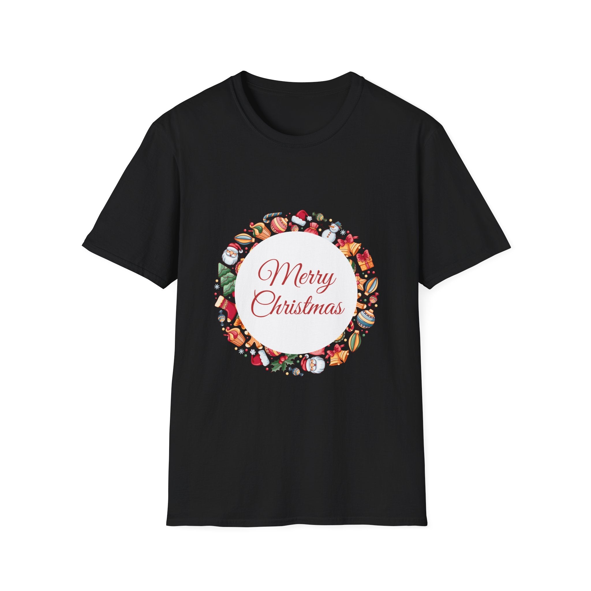 Merry Christmas Unisex T-Shirt, Holiday Apparel, Christmas Gift, Festive Tee, Seasonal Wear, Unisex T-Shirt