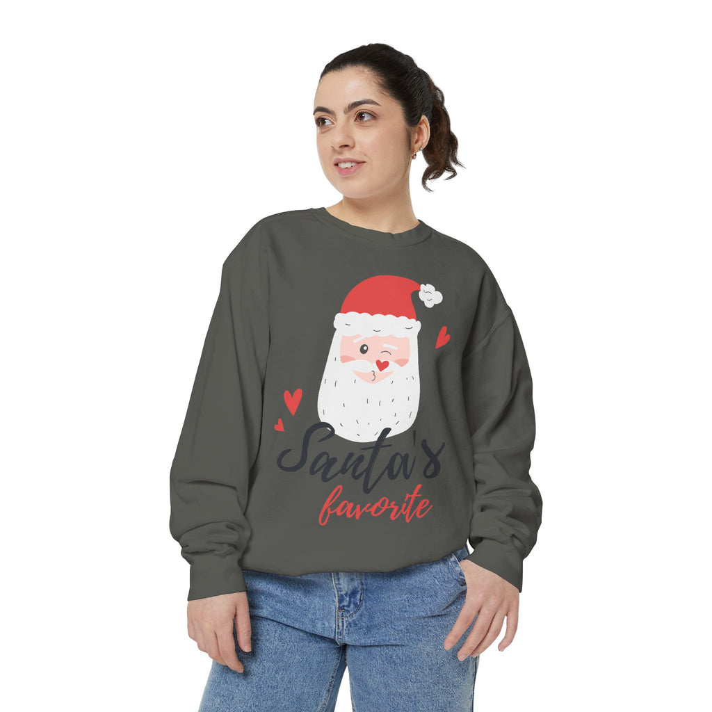Santa's Favorite Sweatshirt, Holiday Apparel, Gift for Christmas, Unisex Pullover, Festive Sweater, Cozy Sweatshirt