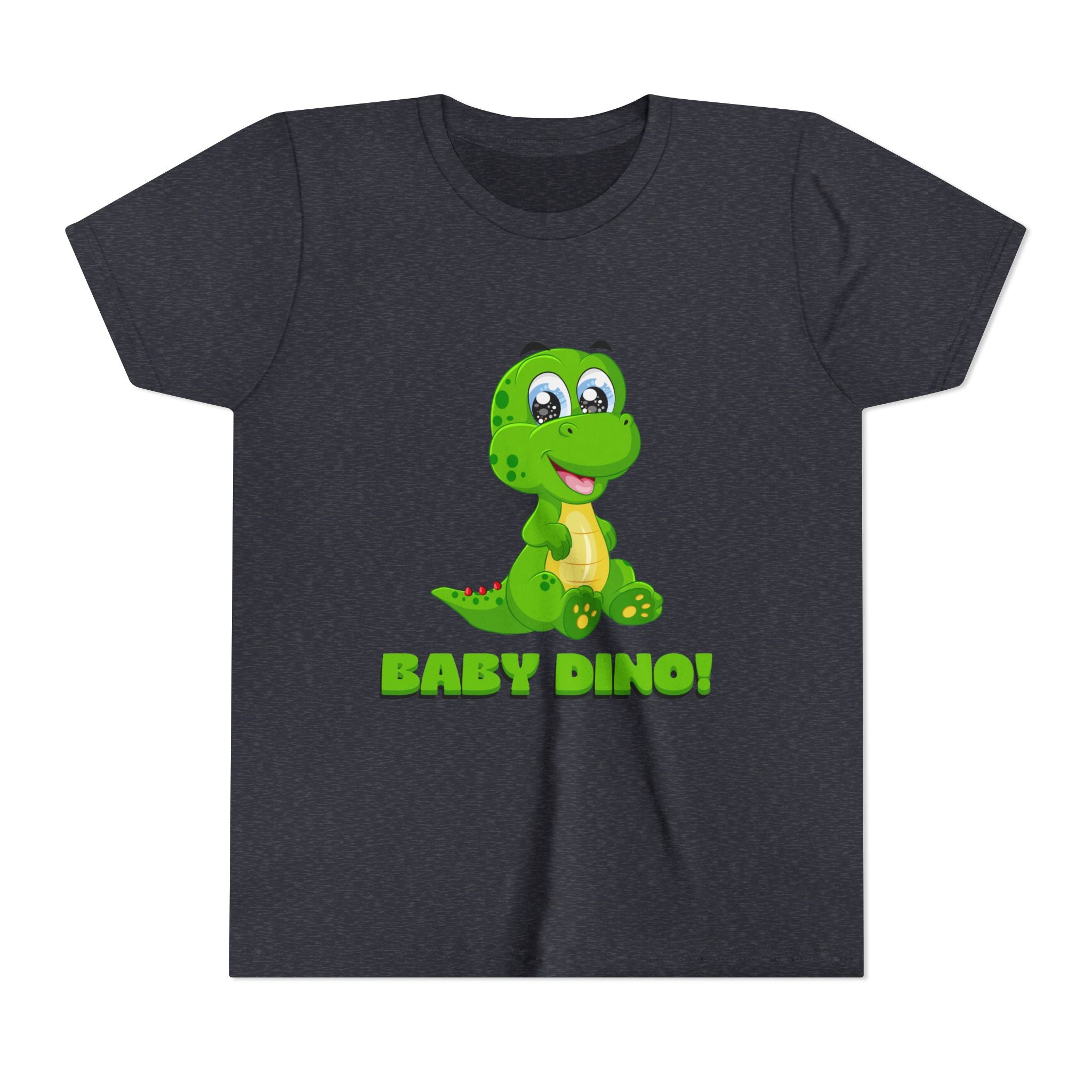Cute Baby Dino Youth Tee, Dinosaur Shirt for Kids, Perfect for Birthdays, Playdates or Everyday Wear, Fun Gift for Dino Lovers