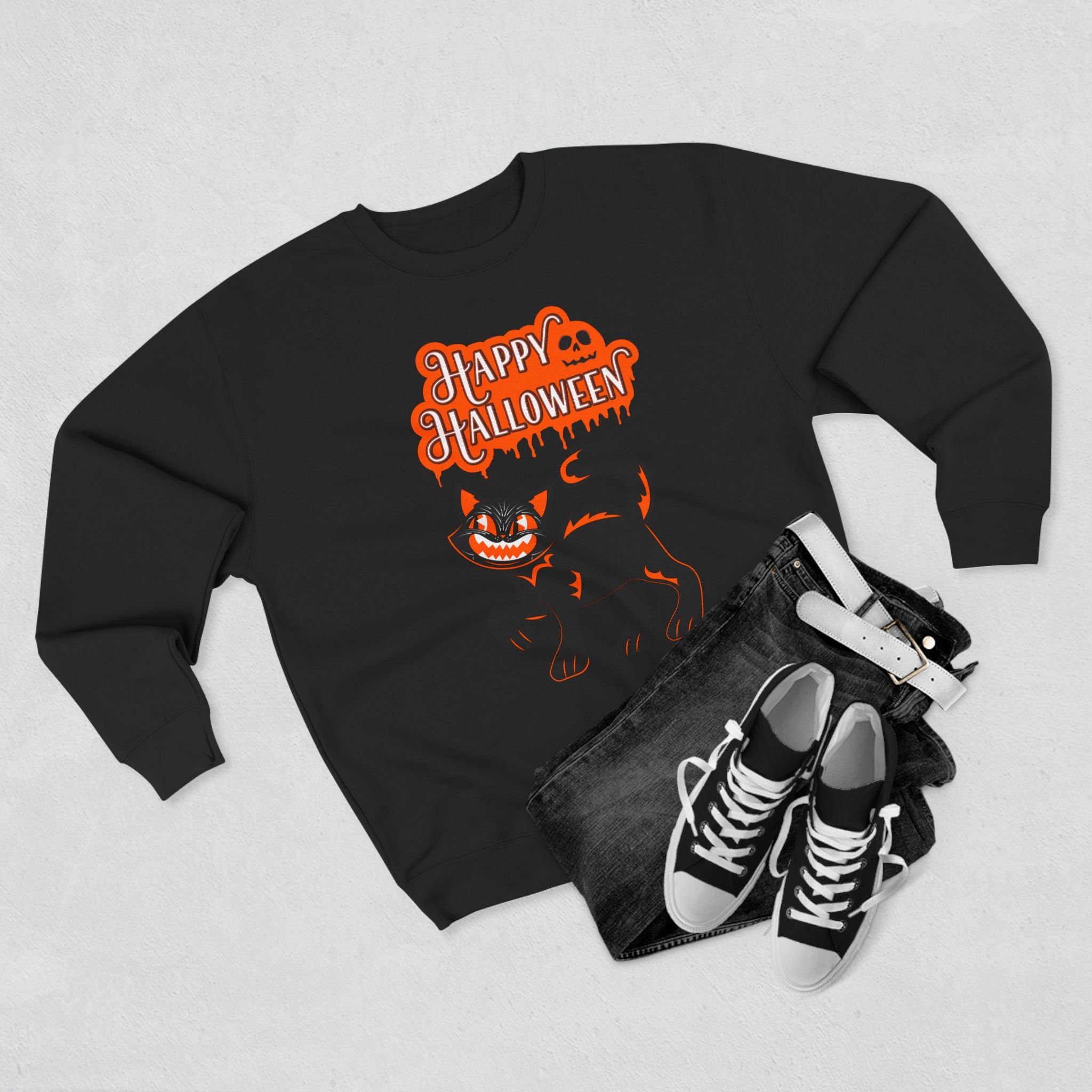 Halloween Cat Unisex Crewneck Sweatshirt - Cozy Fall Apparel, Spooky Season Gift, Unisex Sweatshirt, Halloween Party Wear, Festive [...]
