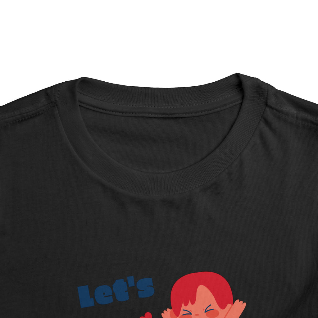 Playful Toddler Tee, Let's Play Shirt, Kids Short Sleeve Top, Fun Toddler Clothing, Adorable Kids Tee