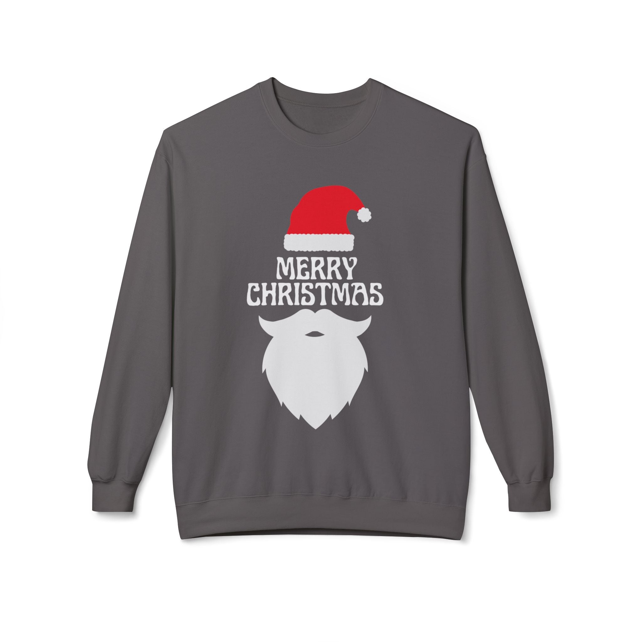 Christmas Sweatshirt, Unisex Fleece Crew, Merry Christmas Sweater, Holiday Apparel, Seasonal Gift, Winter Comfort