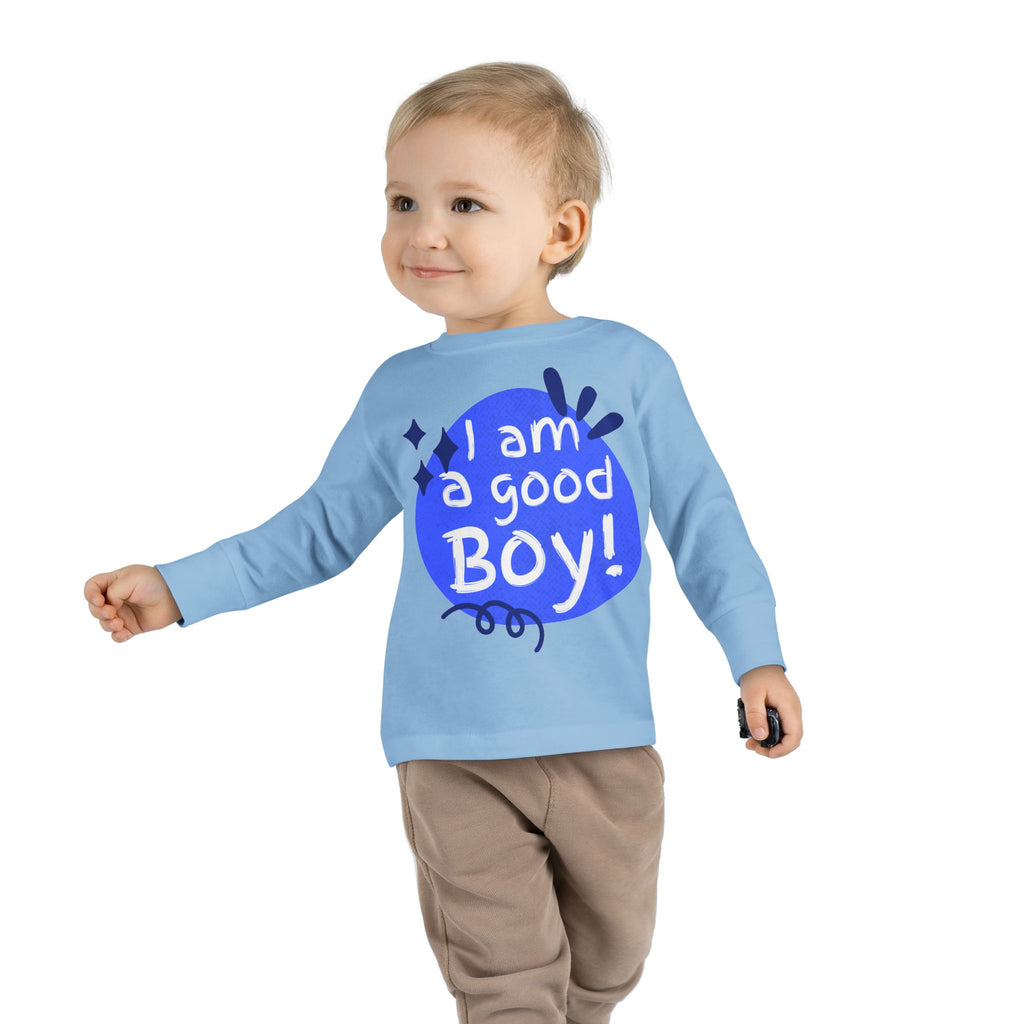 Toddler Long Sleeve Tee | Unisex Kids Shirt | Ring-Spun Cotton | EasyTear Label