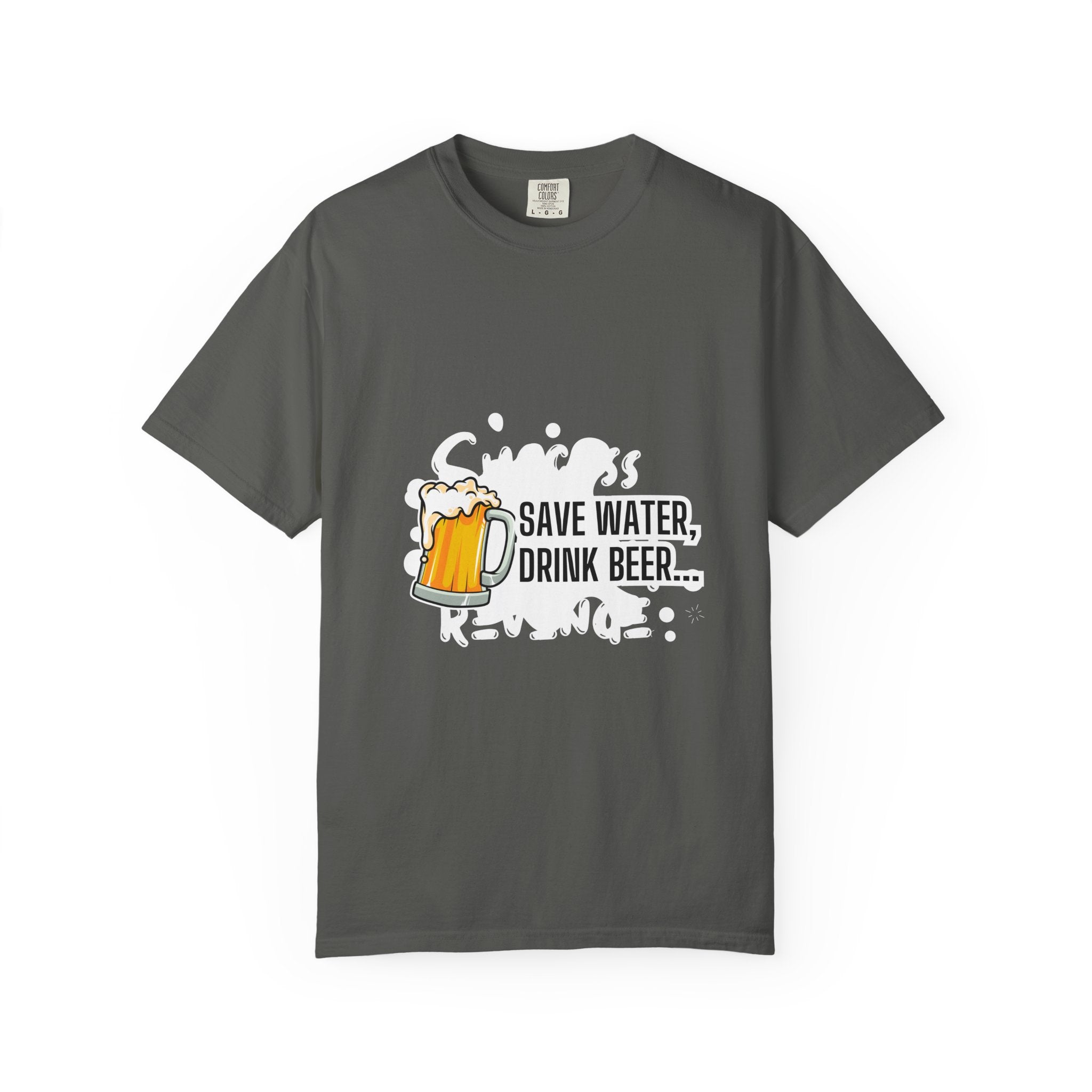 Beer Lovers Unisex T-Shirt, Fun Graphic Tee for Parties, Great Gift for Festivals, Casual Wear for Beer Enthusiasts, Save Water Drink Beer