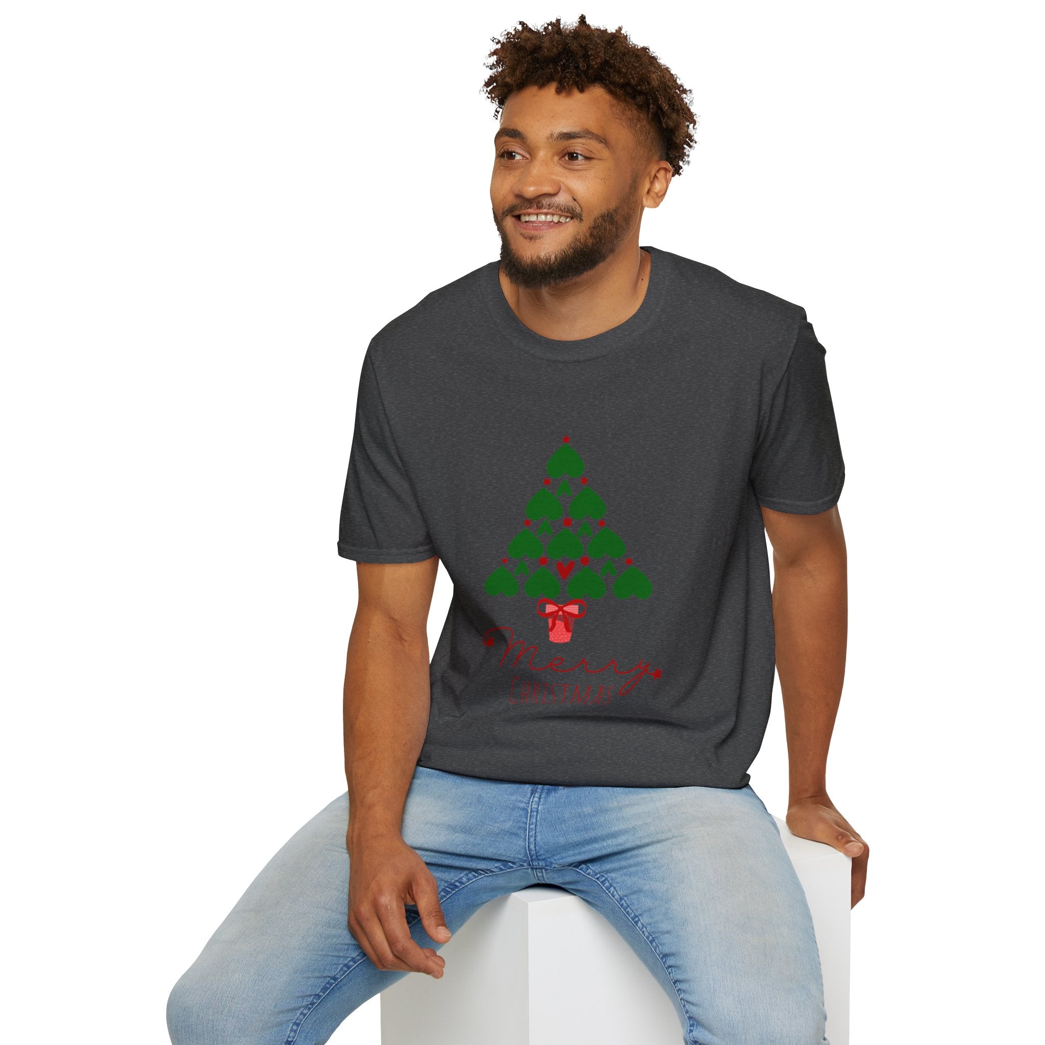 Merry Christmas T-Shirt, Unisex Holiday Tee, Christmas Gift, Casual Wear, Festive Clothing, Seasonal Apparel