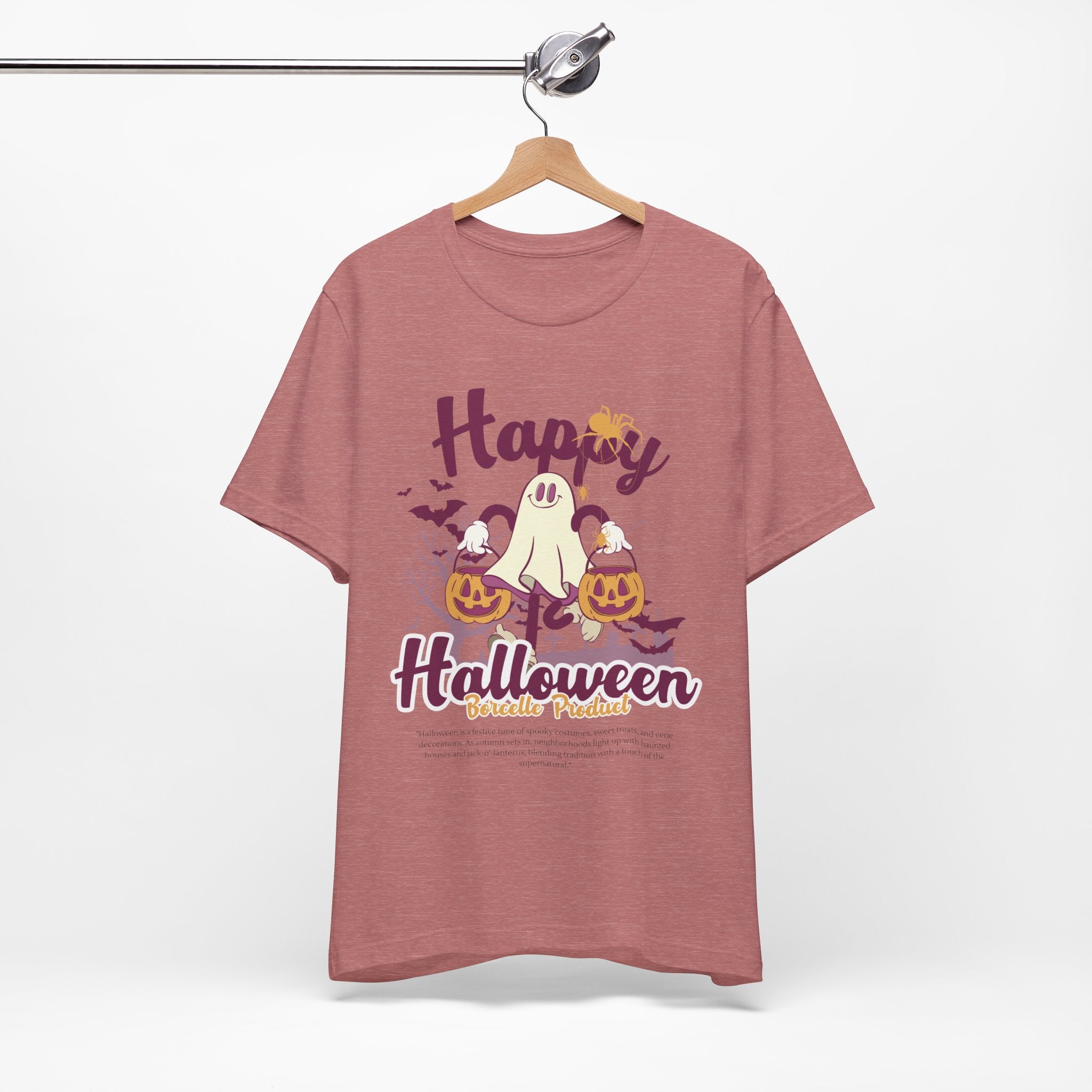 Halloween Unisex T-Shirt, Cute Ghost Tee, Fall Apparel, Kids Halloween Costume, Spooky Season Shirt, Trick or Treat Gift