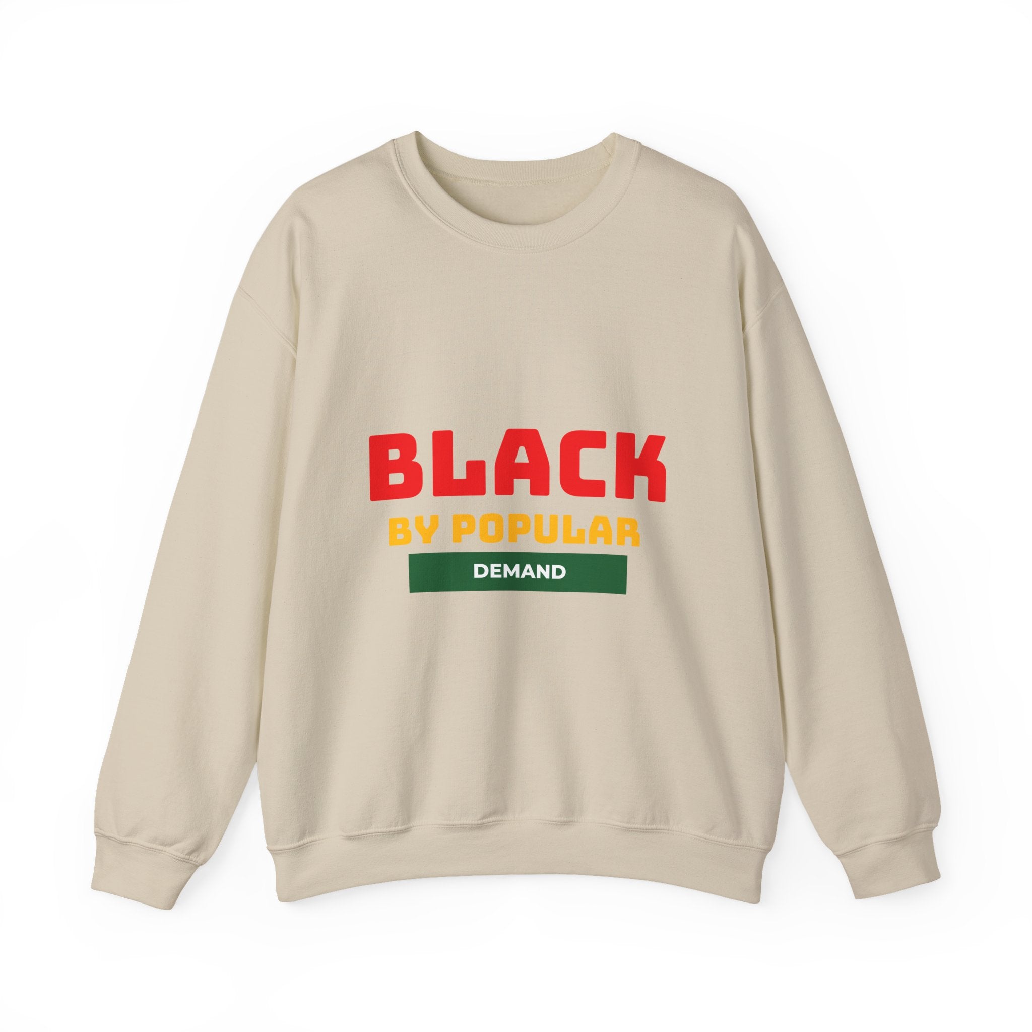Black Unisex Crewneck Sweatshirt - Popular Demand Streetwear Jumper