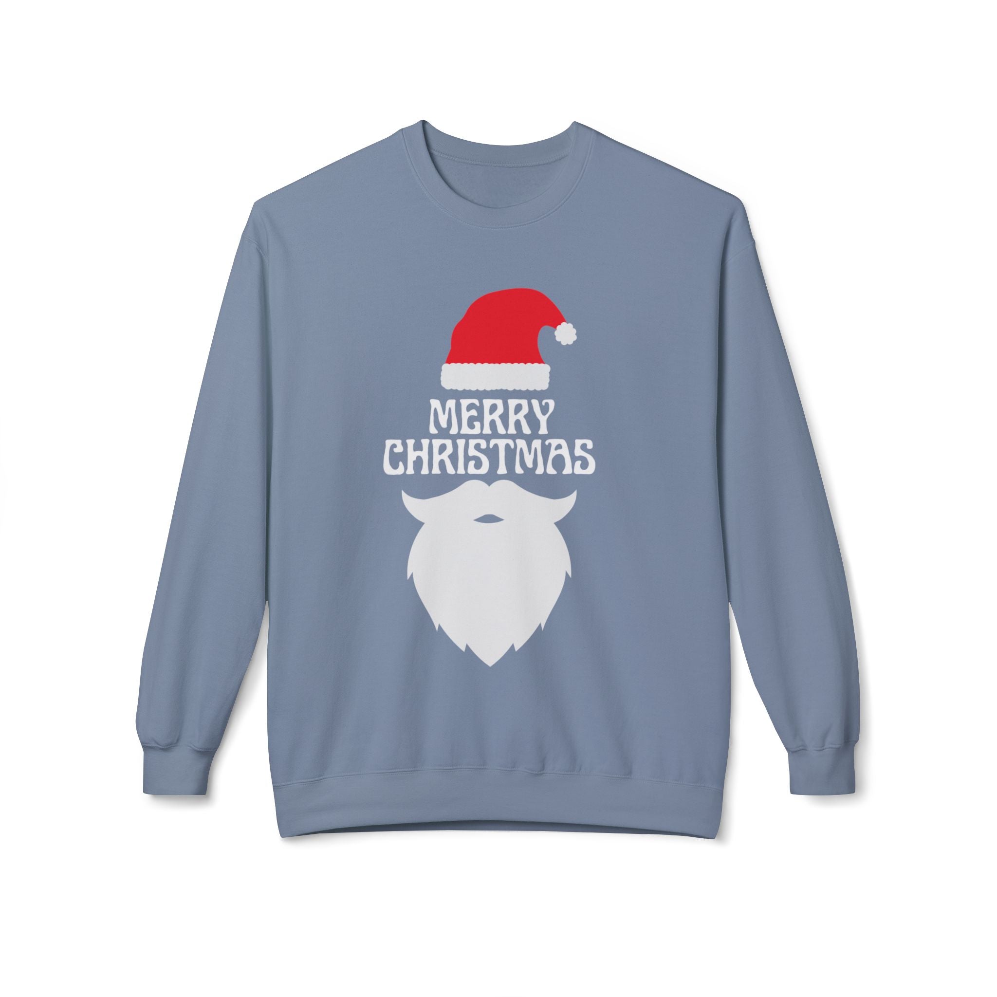 Christmas Sweatshirt, Unisex Fleece Crew, Merry Christmas Sweater, Holiday Apparel, Seasonal Gift, Winter Comfort